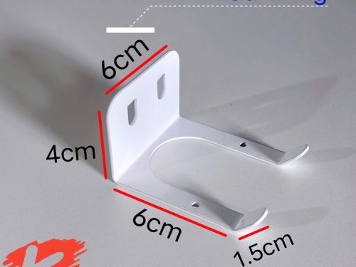 Móc chữ U treo chuột máy tính cài tấm tôn đục lỗ