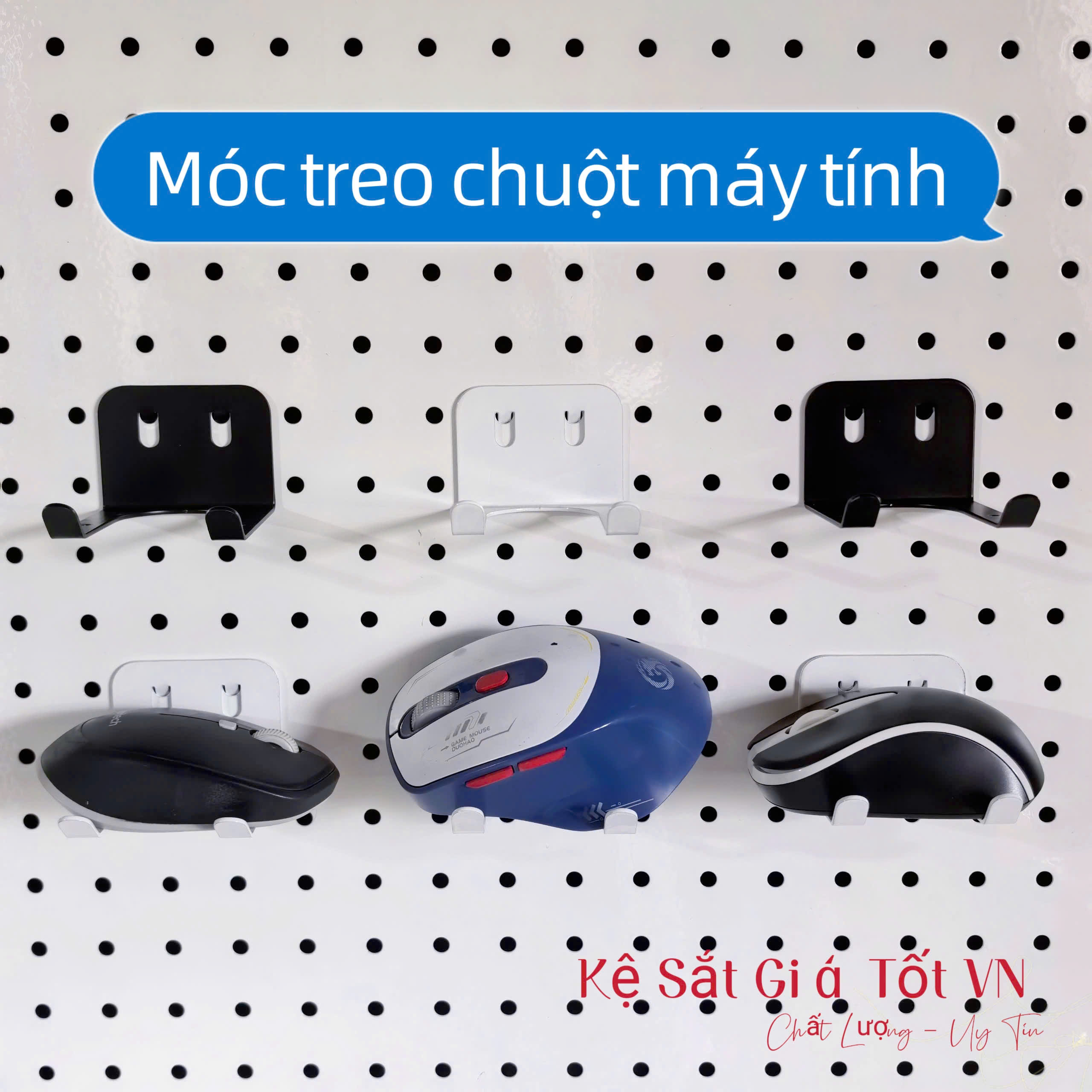 Móc chữ U treo chuột máy tính