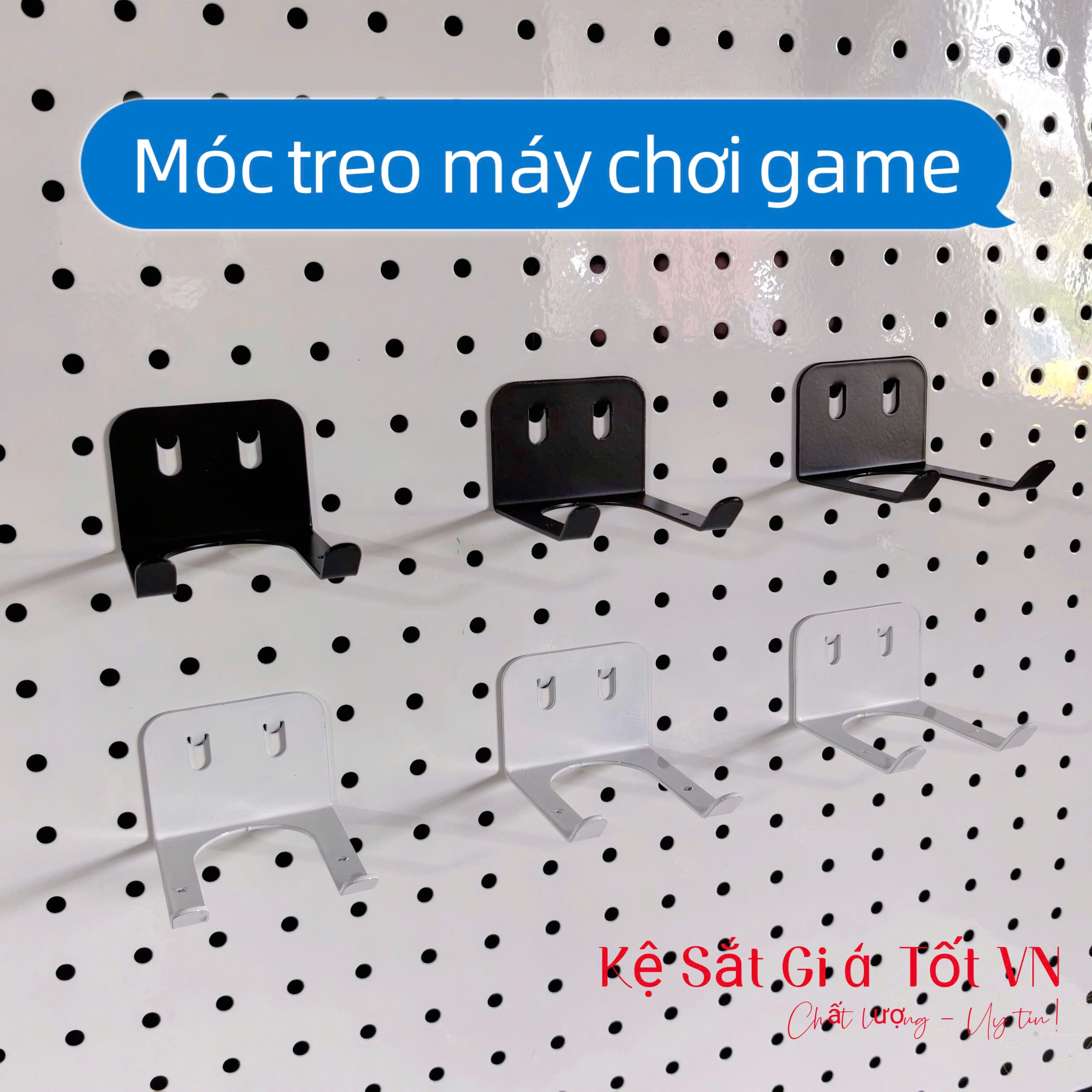 Móc chữ U cài bảng Pegboard treo phụ kiện