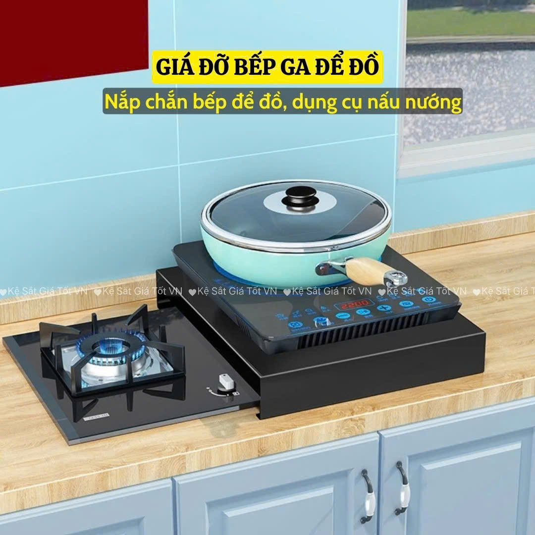 {HÀNG CAO CẤP} Kệ Chắn Bếp Gas – Nắp Đậy Bếp Gas, Bếp Điện Từ Đa Năng