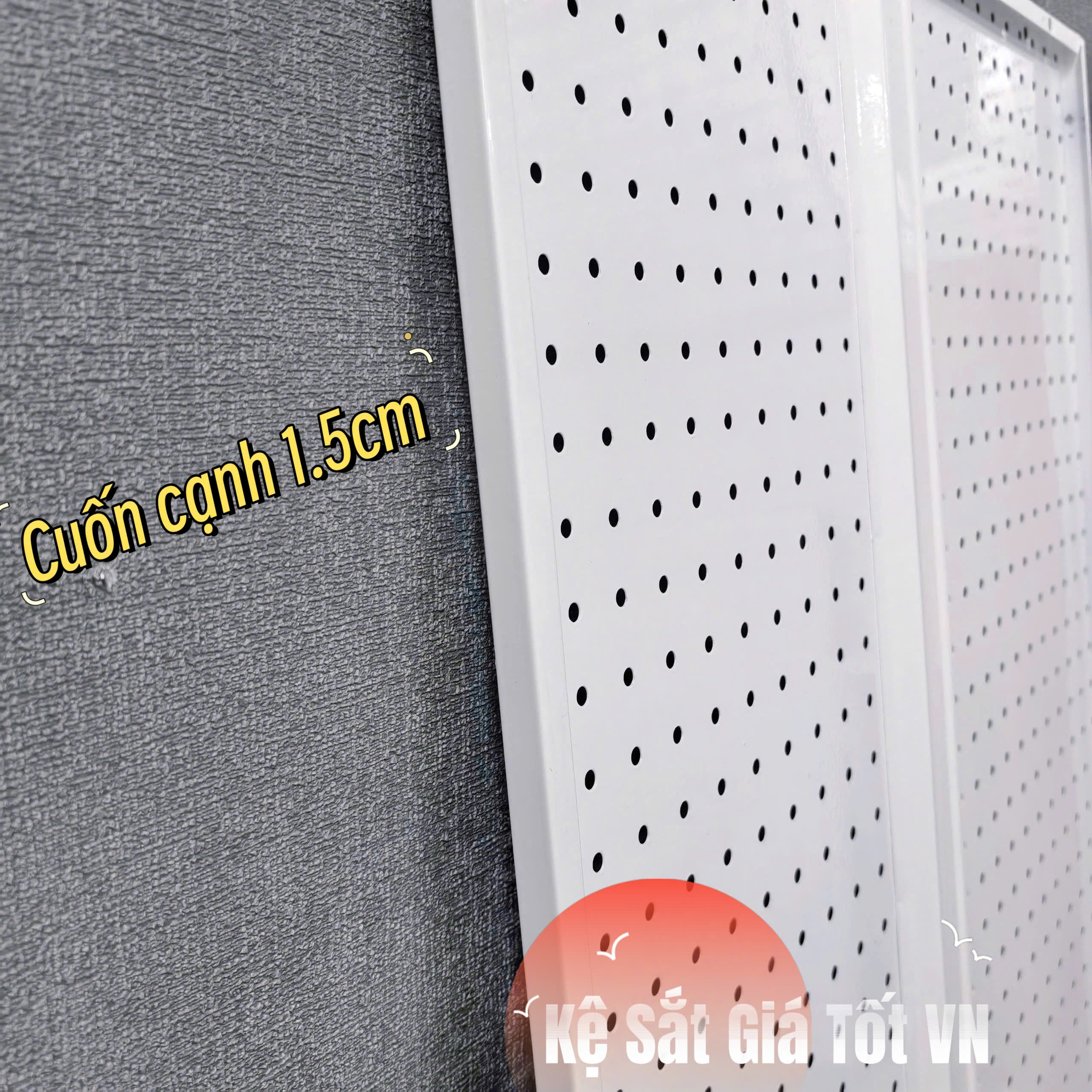 Tấm tôn cuốn cạnh 1.5cm