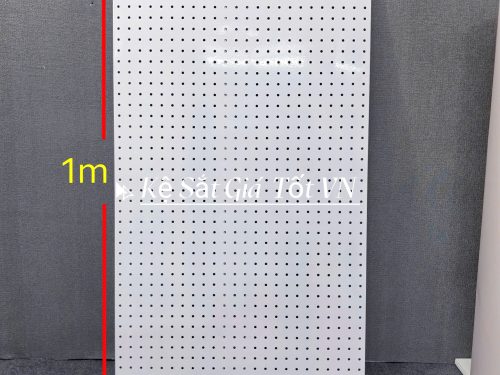 Tấm tôn đục lỗ cài móc treo phụ kiện đa năng