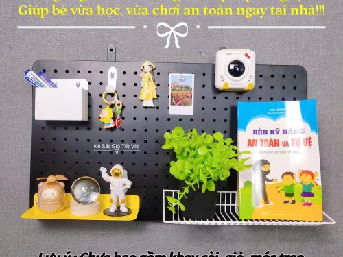 Pegboard 60x30 Dày 0.6mm – Bảng Cài Móc Treo Phụ Kiện Bền Đẹp