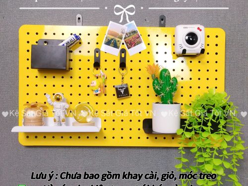 Bảng Pegboard 60x30 Sơn Tĩnh Điện – Treo Phụ Kiện Dễ Dàng