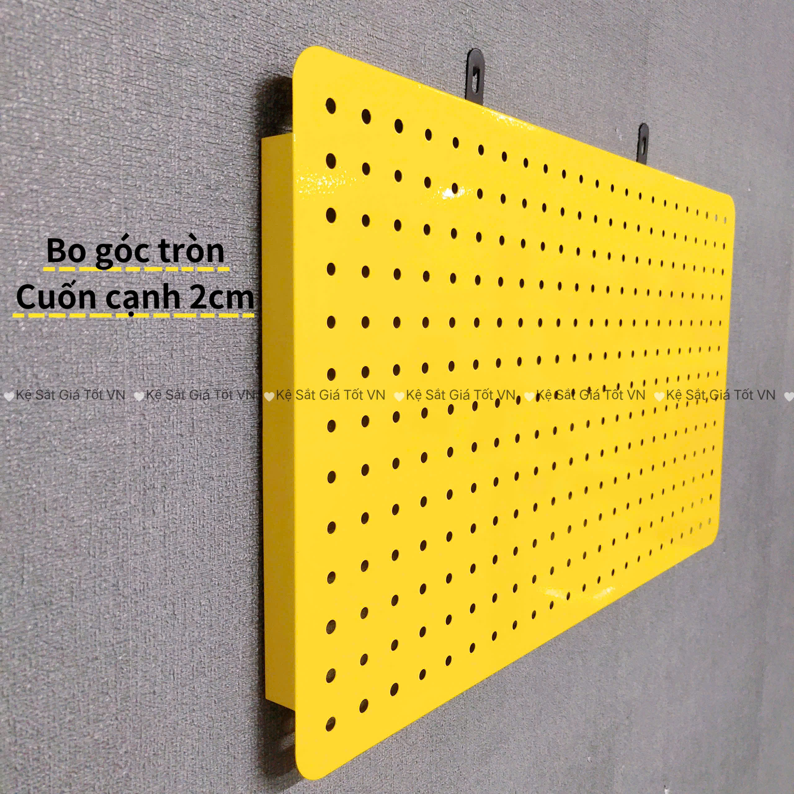 Bảng Lỗ Pegboard Kim Loại 60x30 – Tối Ưu Không Gian Treo Đồ