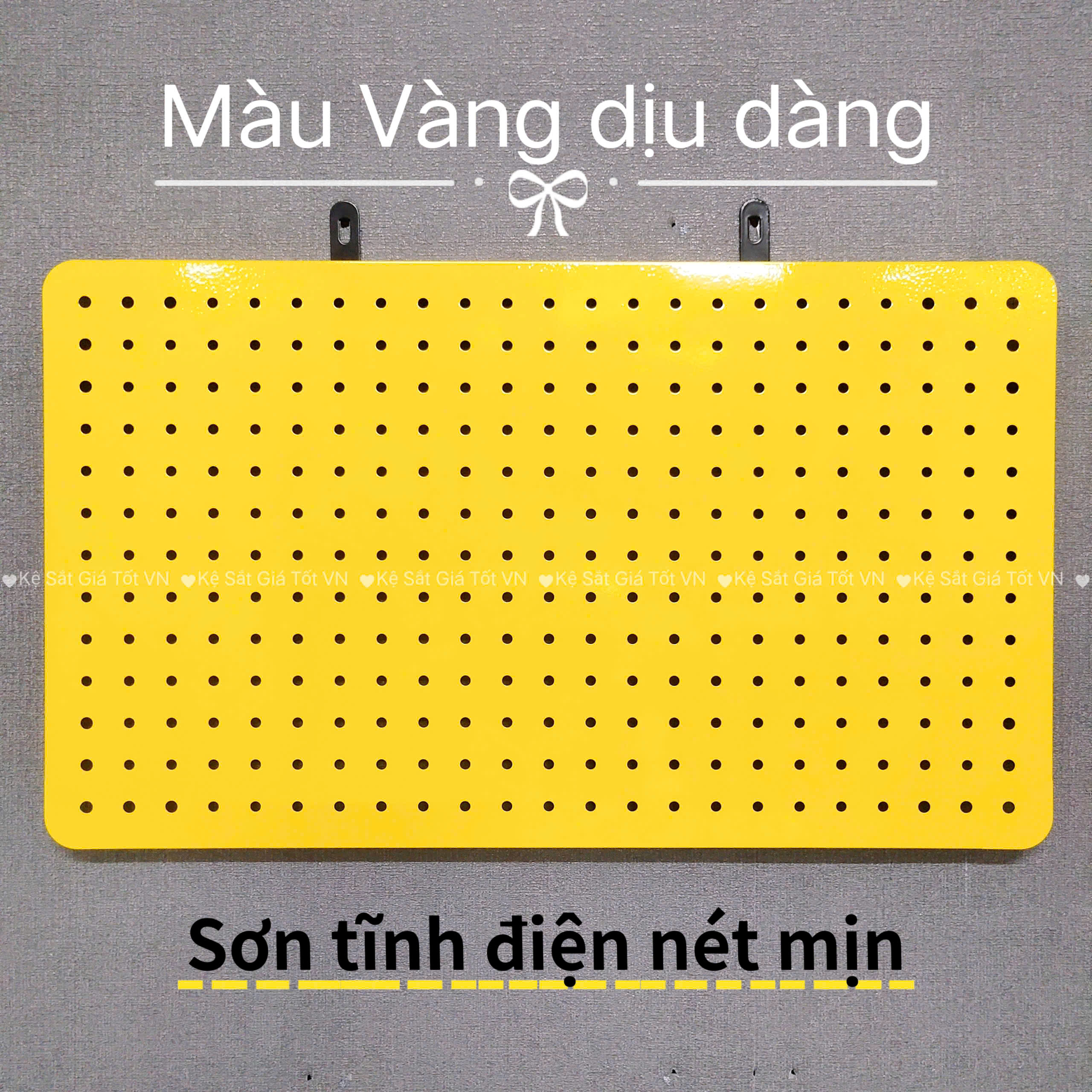 Bảng Pegboard 60x30 Treo Tường Cài Móc Treo Phụ Kiện Đa Năng