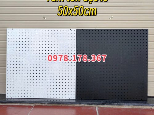 Tấm Tôn đục lỗ cài móc treo phụ kiện - 50x50cm