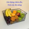 Giỏ sắt nhúng nhựa đựng đồ đa năng