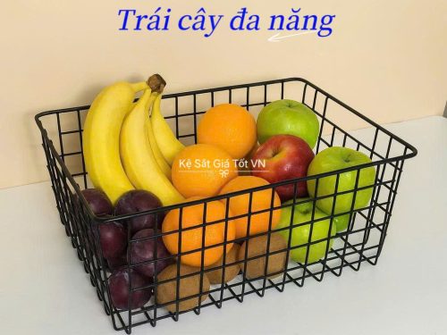 Giỏ sắt nhúng nhựa đựng đồ đa năng