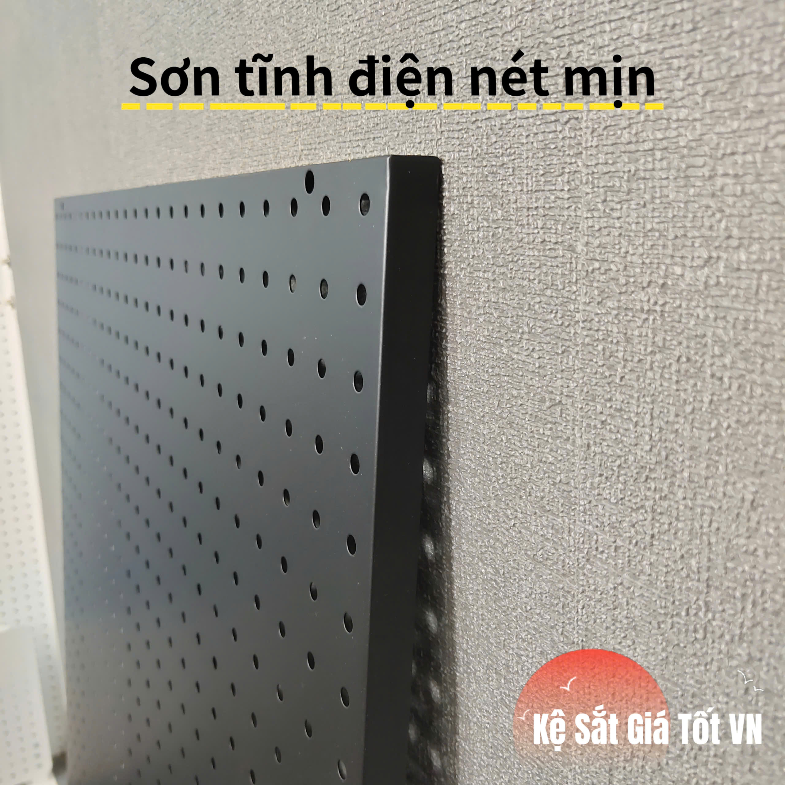 Bảng pegboard sơn tĩnh điện nét mịn