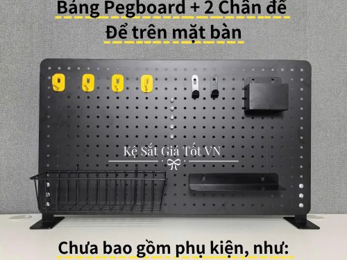 Tấm tôn đục lỗ cài móc treo phụ kiện đa năng