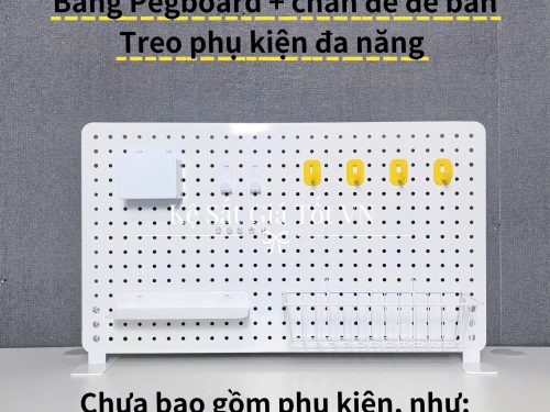 Bảng lỗ Pegboard decor trang trí đa năng