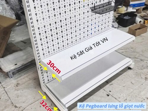 Kệ Pegboard decor trưng bày phụ kiện đa năng - Dài 90cm x cao 150cm