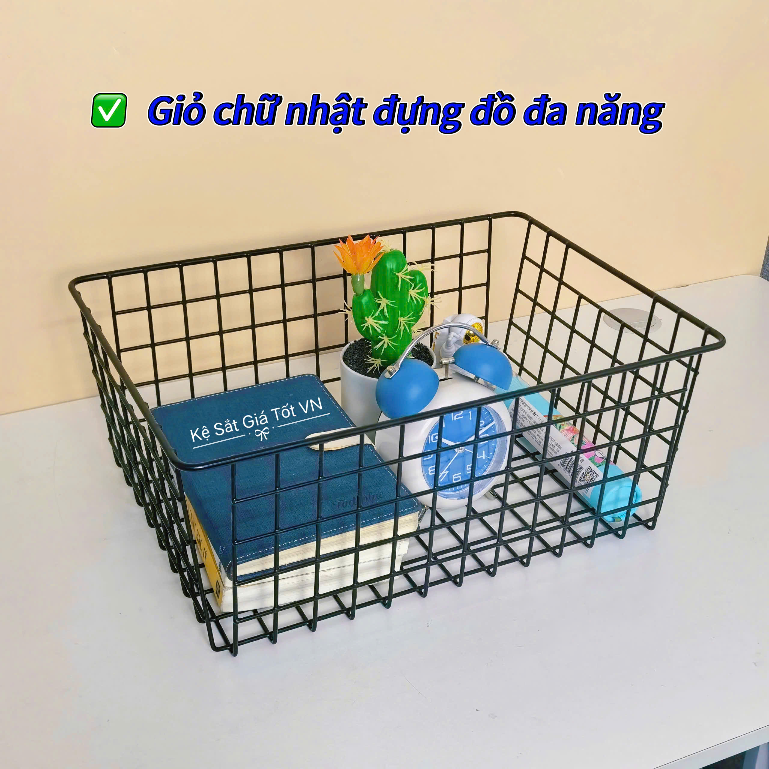 Rổ Sắt Đựng Đồ Nhà Bếp Đa Năng
