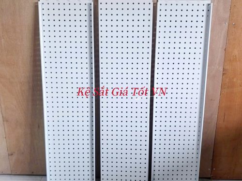 Tấm Tôn Lỗ 8Ly Treo Phụ Kiện Đa Năng Gắn Thanh Ray 1.2m x 30cm