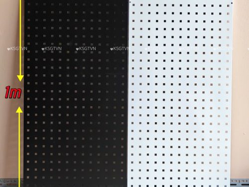 Bảng Pegboard Lỗ Vuông 100x40cm Cài Móc Treo Phụ Kiện Đa Năng