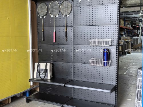 Kệ Pegboard Chân Đứng Decor Shop Trưng Bày Hàng Hóa Đa Năng